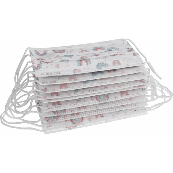 Nuby Nûby Wegwerpmasker Voor Elke Dag, Pak Van 10, Mond- En Neusbescherming Voor Kinderen Van 4-12 Jaar, 3-lagig Voor Meisjes - Afbeelding 5