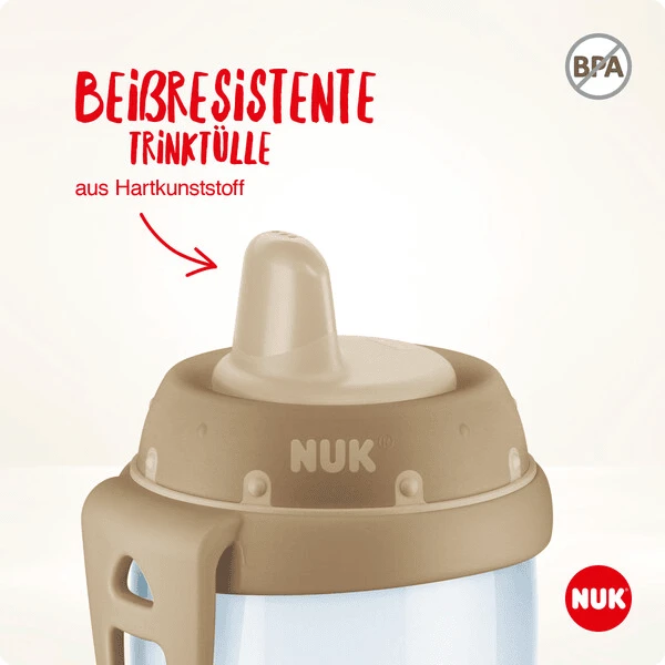 NUK Drinkfles Kiddy Beker 300 Ml, Leeuwengeel - Afbeelding 3