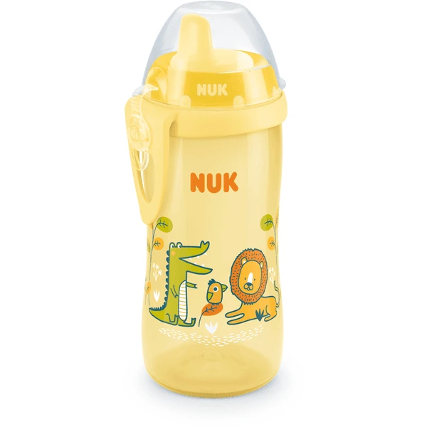 NUK Drinkfles Kiddy Beker 300 Ml, Leeuwengeel - Afbeelding 5