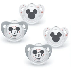 NUK Fopspeen Trendline Disney "Mickey" 0-6 Maanden, 4 Stuks