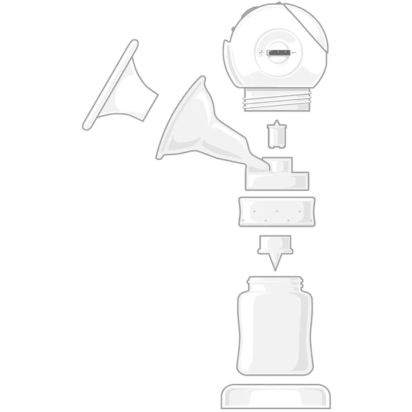 NUK Luna Elektrische 2-fasen Comfort-kolf - Afbeelding 5