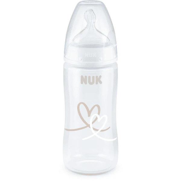 NUK Set Van 3 Flessen First Choice ⁺ Temperatuur Control , 300 Ml Roze/wit/beige - Afbeelding 4