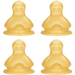 NUK Speen First Choice Latex Gr. 1 M 0 - 6 Maanden Vierpak