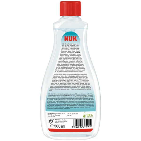NUK Spoelreiniger Navulconcentraat 500ml - Afbeelding 4