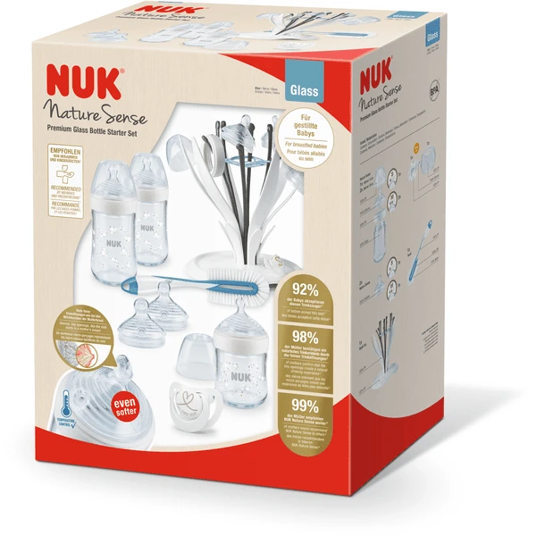 NUK Starter Set Glazen Flessen Premium - Afbeelding 2