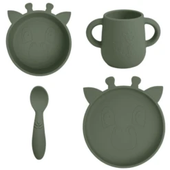 Nuuroo Servies Lykke Giraffe Dusty Green Set Van