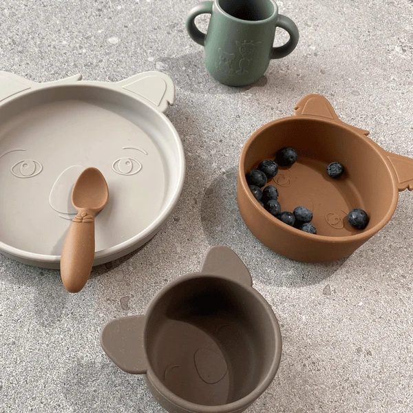 Nuuroo Servies Lykke Giraffe Dusty Green Set Van - Afbeelding 5