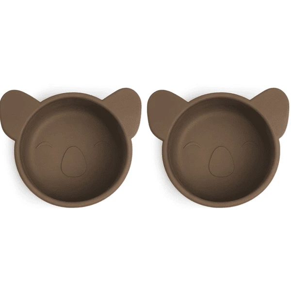 Nuuroo Snack Bowls Pink Koala 2-delig, Eikel
