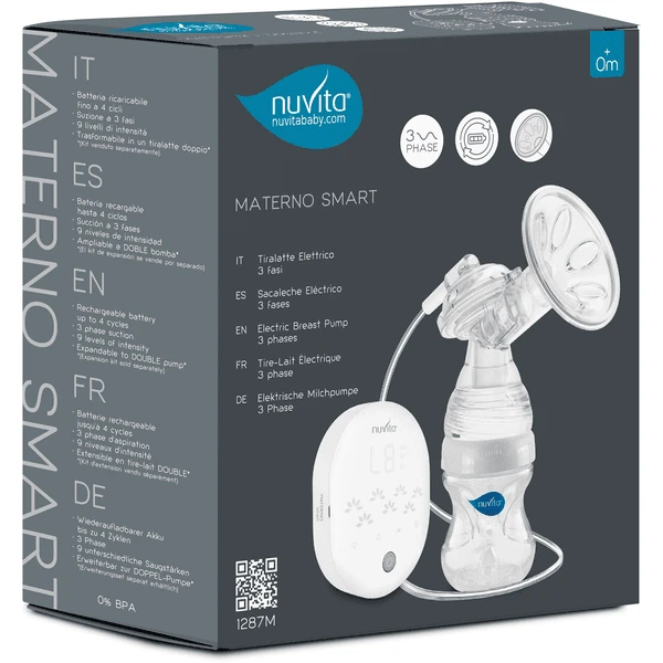 Nuvita Elektrische Borstkolf Drietraps Systeem Materno Smart - Afbeelding 5