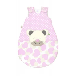 Odenwälder Jersey Slaapzak Mucki®air Sun Smart Heart S Light Roze 70 Cm - 110 Cm