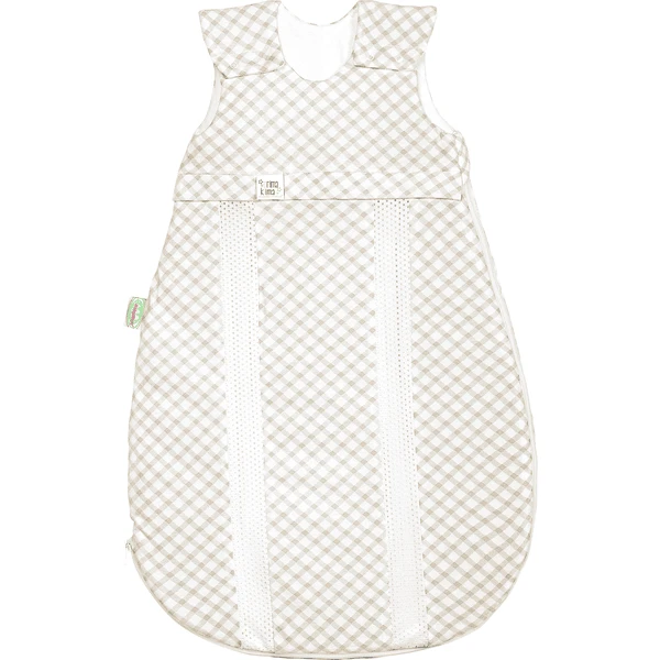 Odenwälder Jersey Slaapzak Prima Klima Check Soft Cookie 60 Cm - 130 Cm