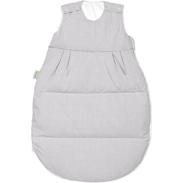 ODENWÄLDER Thermo- Nest ® Donzen Slaapzak Karo Zilver 70cm - 130cm - Afbeelding 3