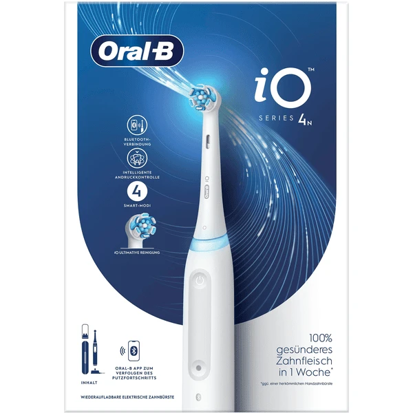 Oral B Oral-B Elektrische Tandenborstel, IO Series 4 Met Reisetui Heel White - Afbeelding 4