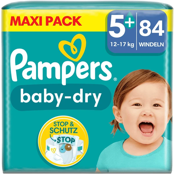 Pampers® Pampers Baby-Dry Luiers, Maat 5+, 12-17 Kg, Maxi Pack (1 X 84 Luiers) - Afbeelding 3