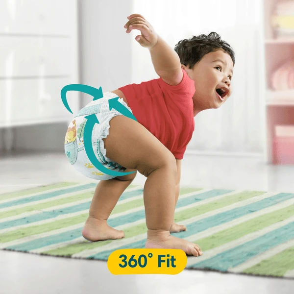 Pampers® Pampers Baby-Dry Pants, Maat 4 Maxi 9-15 Kg, Maxi Pack (1 X 90 Pants) - Afbeelding 2
