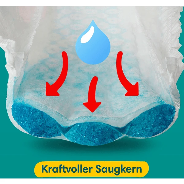 Pampers® Pampers Baby-Dry Pants, Maat 4 Maxi 9-15 Kg, Maxi Pack (1 X 90 Pants) - Afbeelding 4