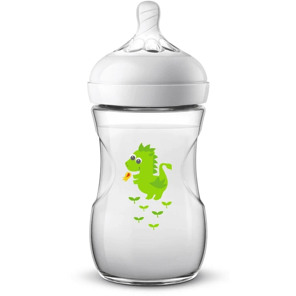Philips Avent Natural-babyfles 2.0 SCF070/24 260ml Draak - Afbeelding 2