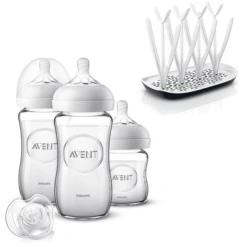 Philips Avent Startset Met Babyflessenset SCD303/01 Naturnah 2.0 En Droogrek SCF149/00