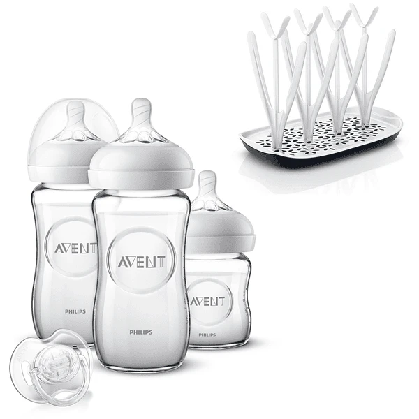 Philips Avent Startset Met Babyflessenset SCD303/01 Naturnah 2.0 En Droogrek SCF149/00