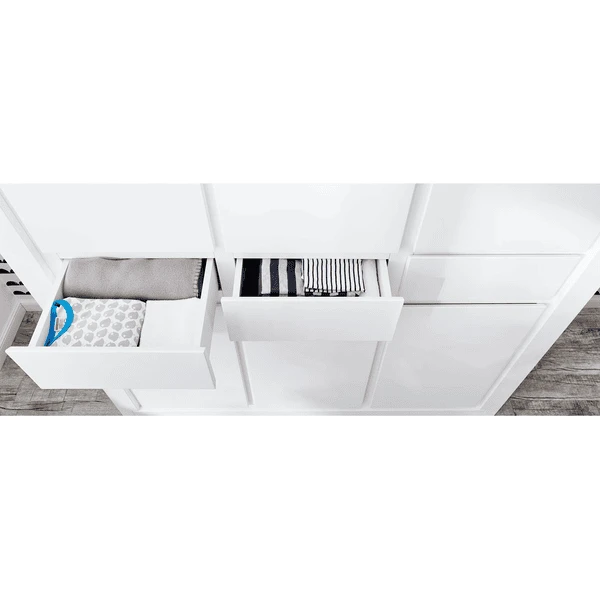 Pinolino Kledingkast Milk 6-deurs - Afbeelding 3