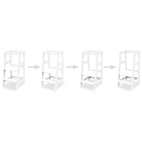 Pinolino Leertoren Fino Wit Gelakt - Afbeelding 5