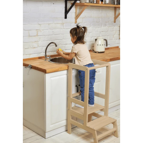 Polini Kids Learning Tower Stap Natuur - Afbeelding 2