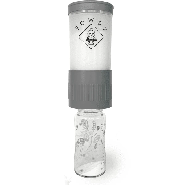 POWDY Melkpoederverdeler Met Verwisselbare Inzetstukken Grijs - Afbeelding 2