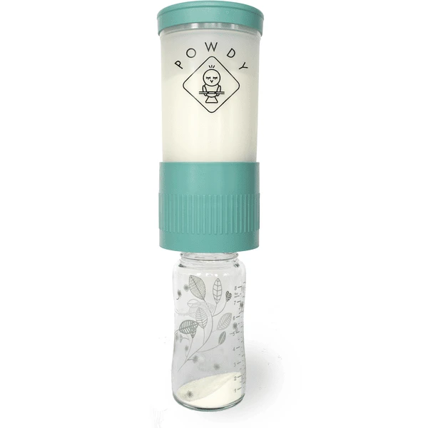 POWDY Melkpoederverdeler Met Verwisselbare Inzetstukken Turquoise - Afbeelding 2