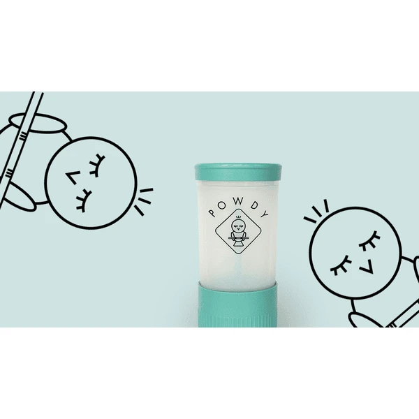 POWDY Melkpoederverdeler Met Verwisselbare Inzetstukken Turquoise - Afbeelding 5