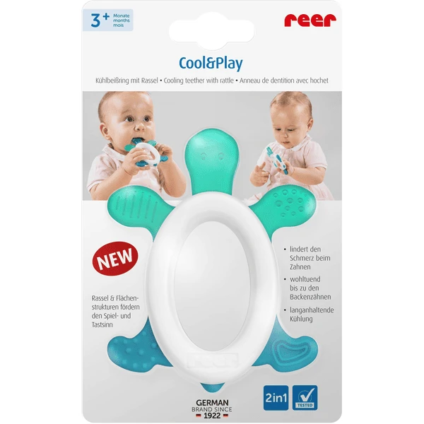 Reer Cool Cool Bite Ring & Play Wit Met Rammelaar - Afbeelding 4