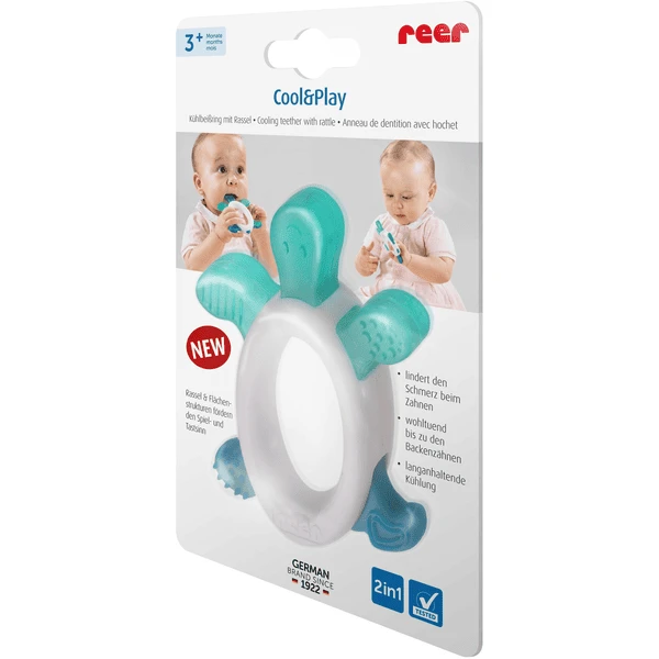 Reer Cool Cool Bite Ring & Play Wit Met Rammelaar - Afbeelding 5