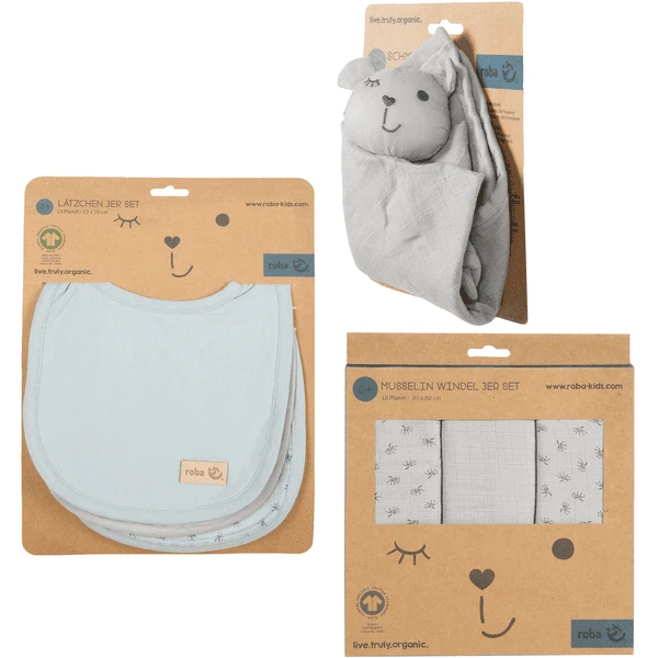 Roba Geschenkset Baby Essential S Lil Planet Grijs - Afbeelding 2