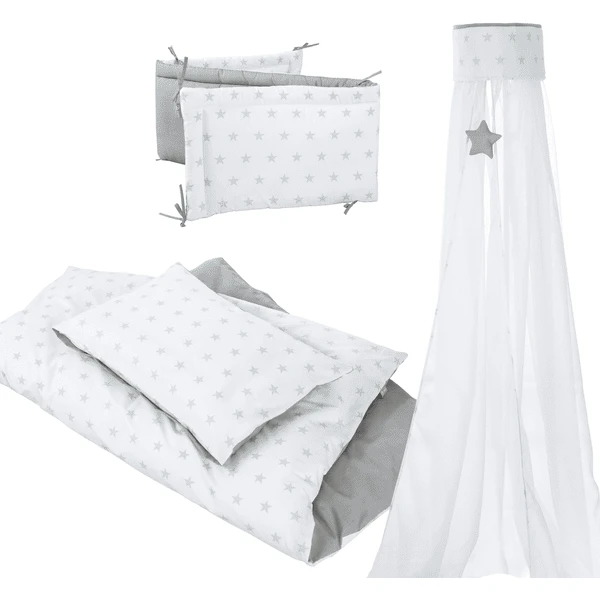 Roba Kinderbedovertrekset 4-delig Sterren & Stippen 100 X 135 Cm - Afbeelding 2