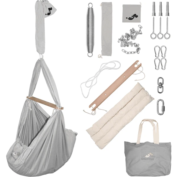 SCHMUSEWOLKE Babyveren Wieg Dream Vanger WarmGrijs - Afbeelding 3