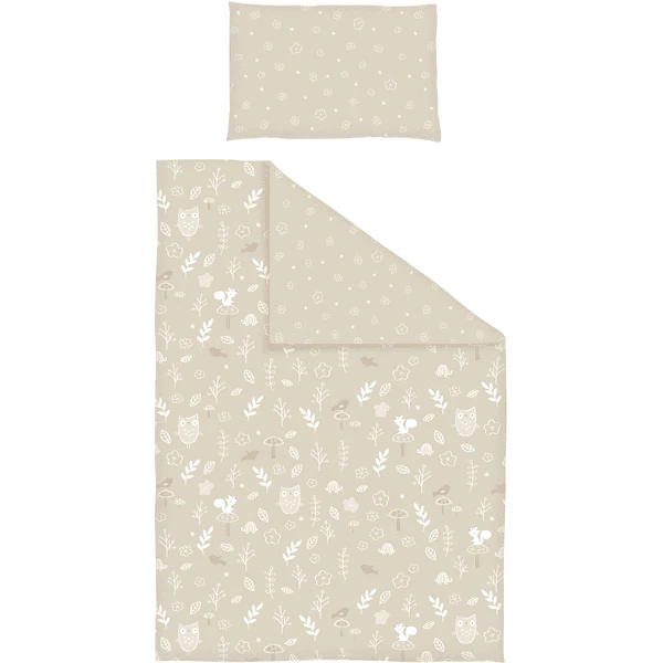 SONNE Beddengoed Taupe 100 X 135 Cm - Afbeelding 3