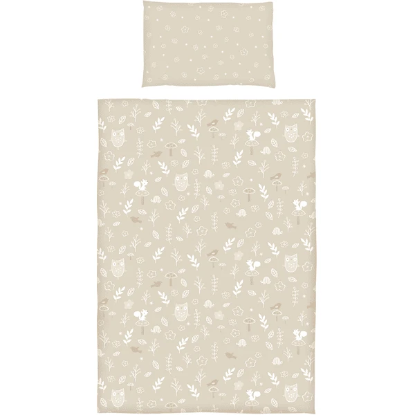 SONNE Beddengoed Taupe 100 X 135 Cm - Afbeelding 4