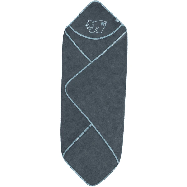 Sterntaler Badhanddoek 100 X 100 Cm Elia Ijzergrijs - Afbeelding 4