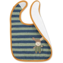 Sterntaler Plastic Klittenband Slabbetje Emmilius Medium Blauw