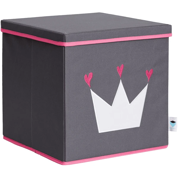 STORE !t Kroonkistje, Grijs Met Witte Kroon