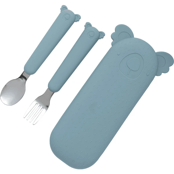 The Cotton Cloud Bestekset Met Etui Zoe De Koala Jade - Afbeelding 4