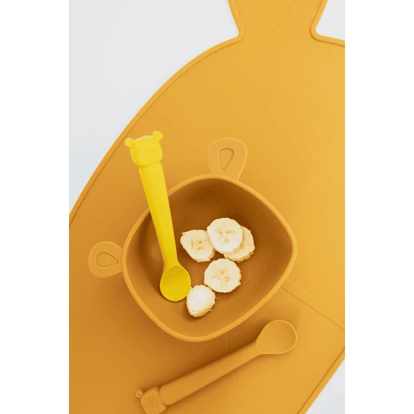 The Cotton Cloud Lepel Set Lili De Bear , Kaneel/Mosterd - Afbeelding 4