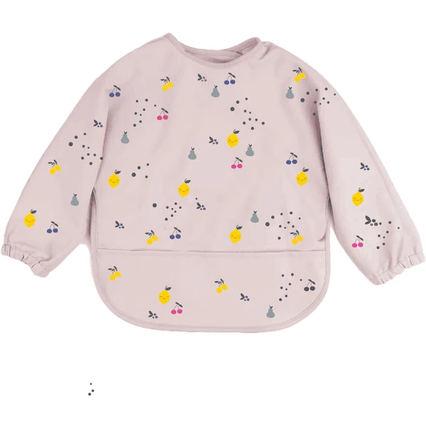 The Cotton Cloud Slabbetje Met Mouwen Fruitig