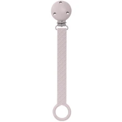 The Cotton Cloud Speenkoord Scallop Silicone, Dusty Mauve