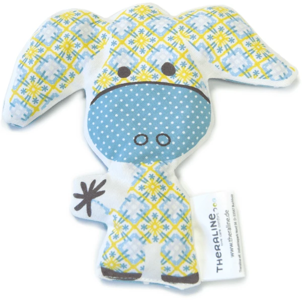 THERALINE Kersenpitkussen Knuffelkussentje Turquoise Ezel Laguna - Afbeelding 3