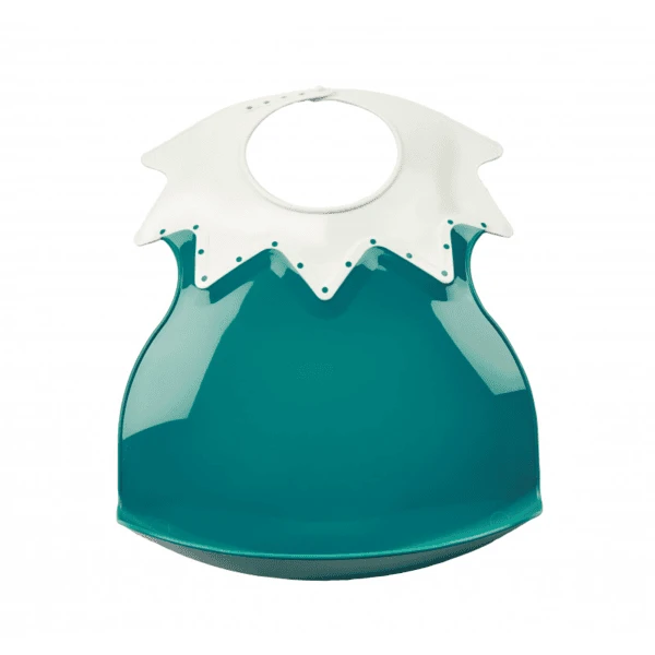 THERMOBABY® Thermobaby Slabbetje Arlequin, Diep Pauw. - Afbeelding 3