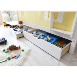 TICAA Lade Set Voor Stapelbedden, Wit