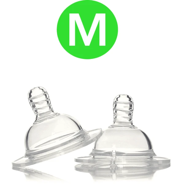 Twistshake Twist Shake Antikoolse Speen Medium Transparent - Afbeelding 2