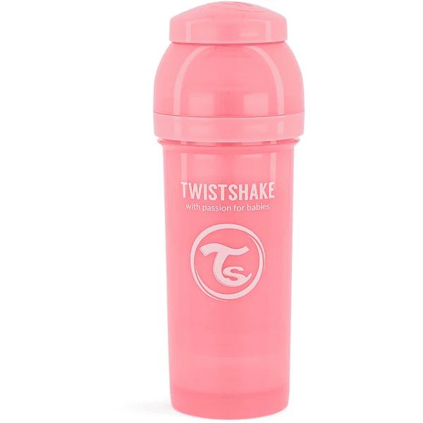 Twistshake Twist Shake Drinkflesje Anti-koliek 260 Ml Pastel Roze