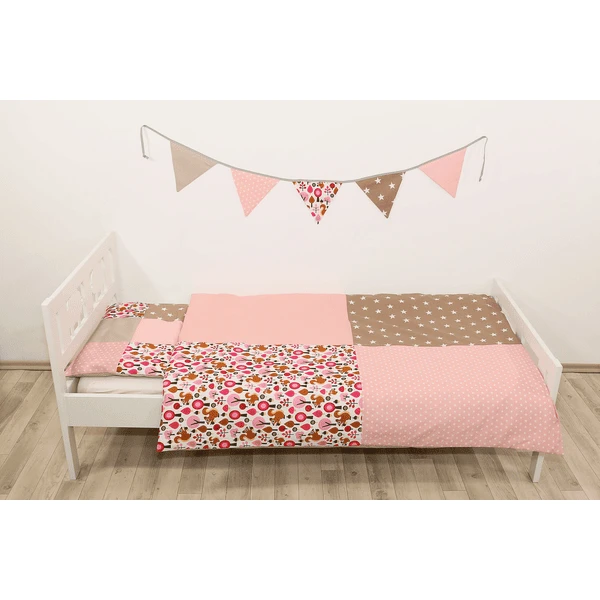 Ullenboom Kinder Beddengoed Zand Eekhoorn 135 X 100 Cm + 40 X 60 Cm - Afbeelding 3