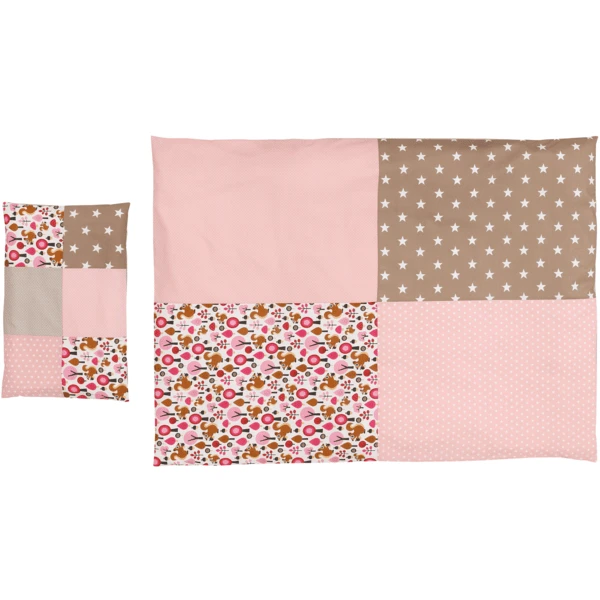 Ullenboom Kinder Beddengoed Zand Eekhoorn 135 X 100 Cm + 40 X 60 Cm